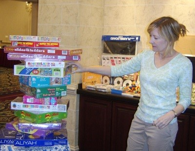 books and games and toys