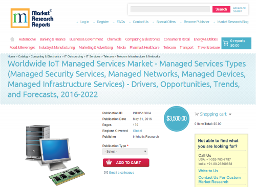 Worldwide IoT Managed Services Market'