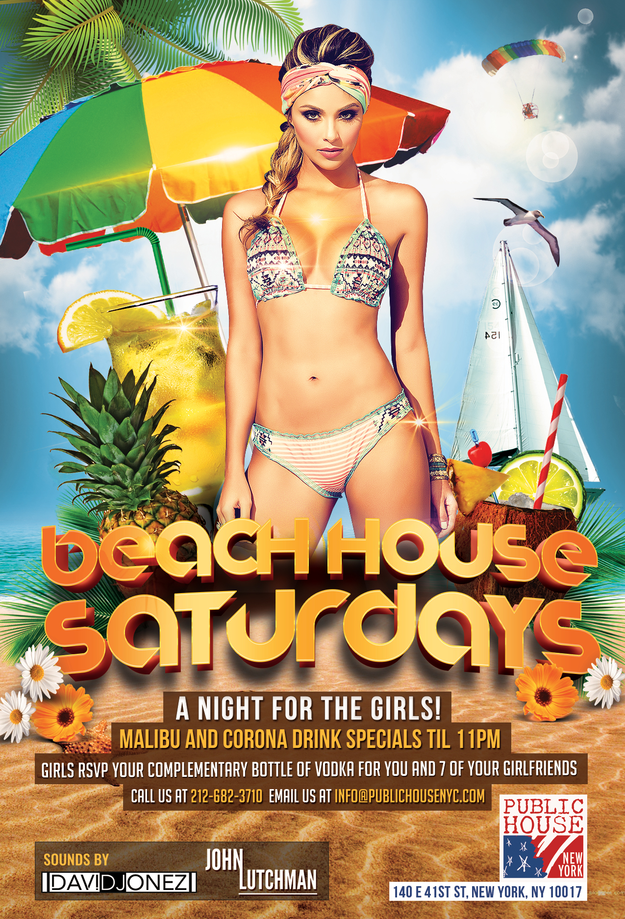 Public House NYC Summer 2016 Beach House Saturdays'