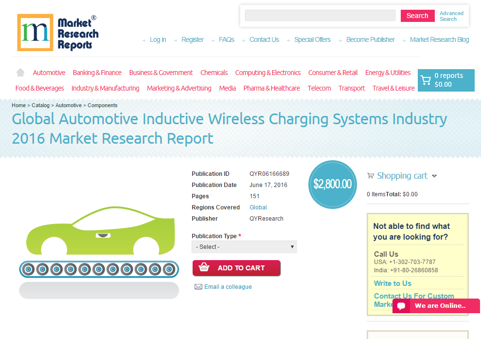 Global Automotive Inductive Wireless Charging Systems