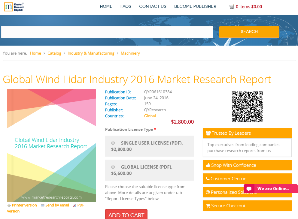 Global Wind Lidar Industry 2016 Market Research Report