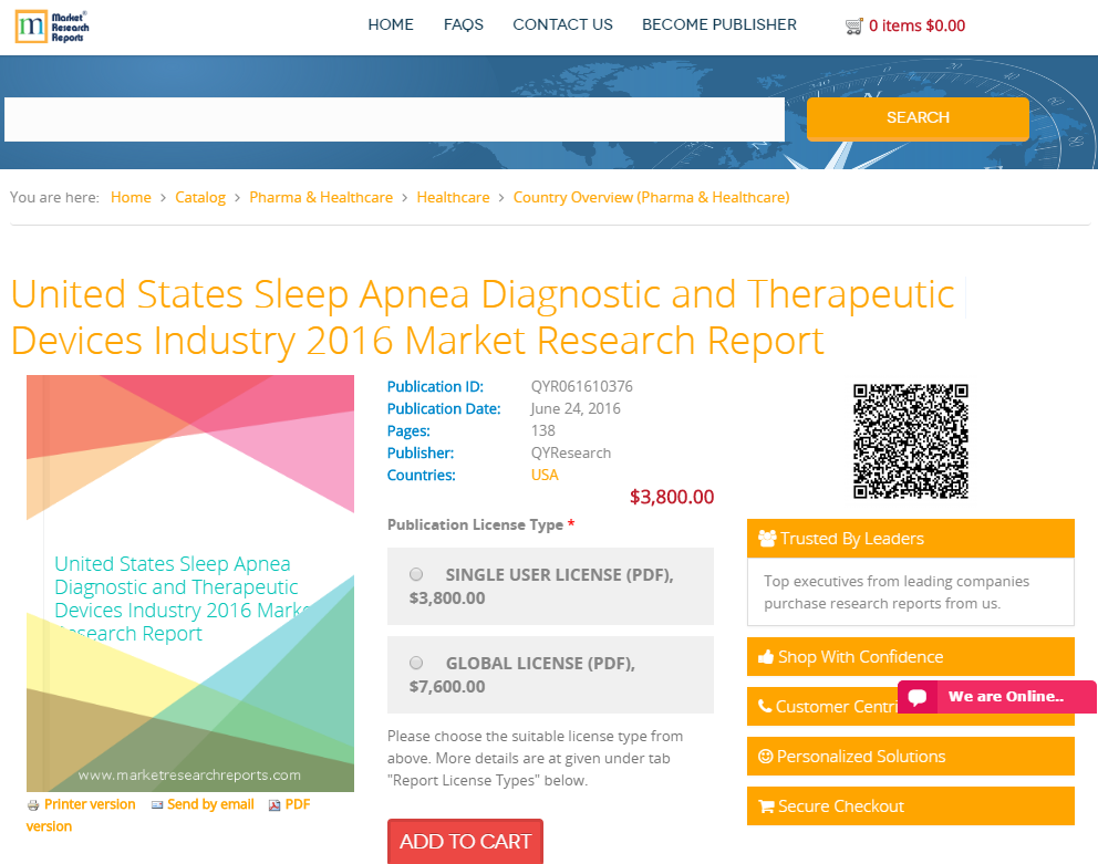 United States Sleep Apnea Diagnostic and Therapeutic Devices