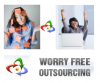 Logo for Worry Free Outsourcing'