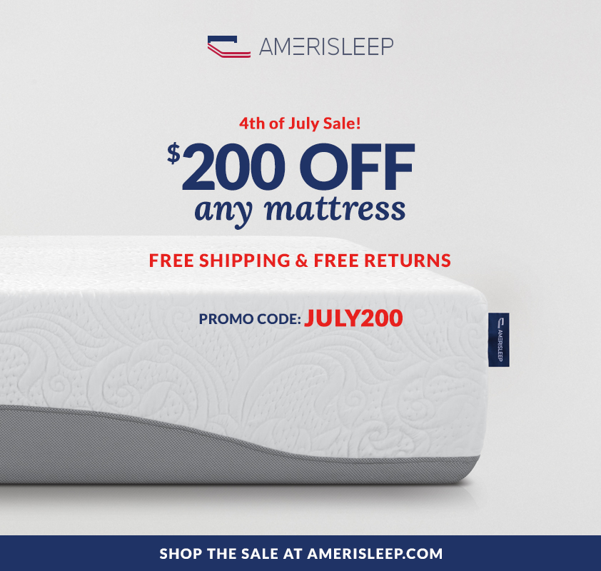 July 4th Mattress Sale at Amerisleep Features Memory Foam'