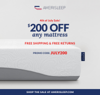 July 4th Mattress Sale at Amerisleep Features Memory Foam