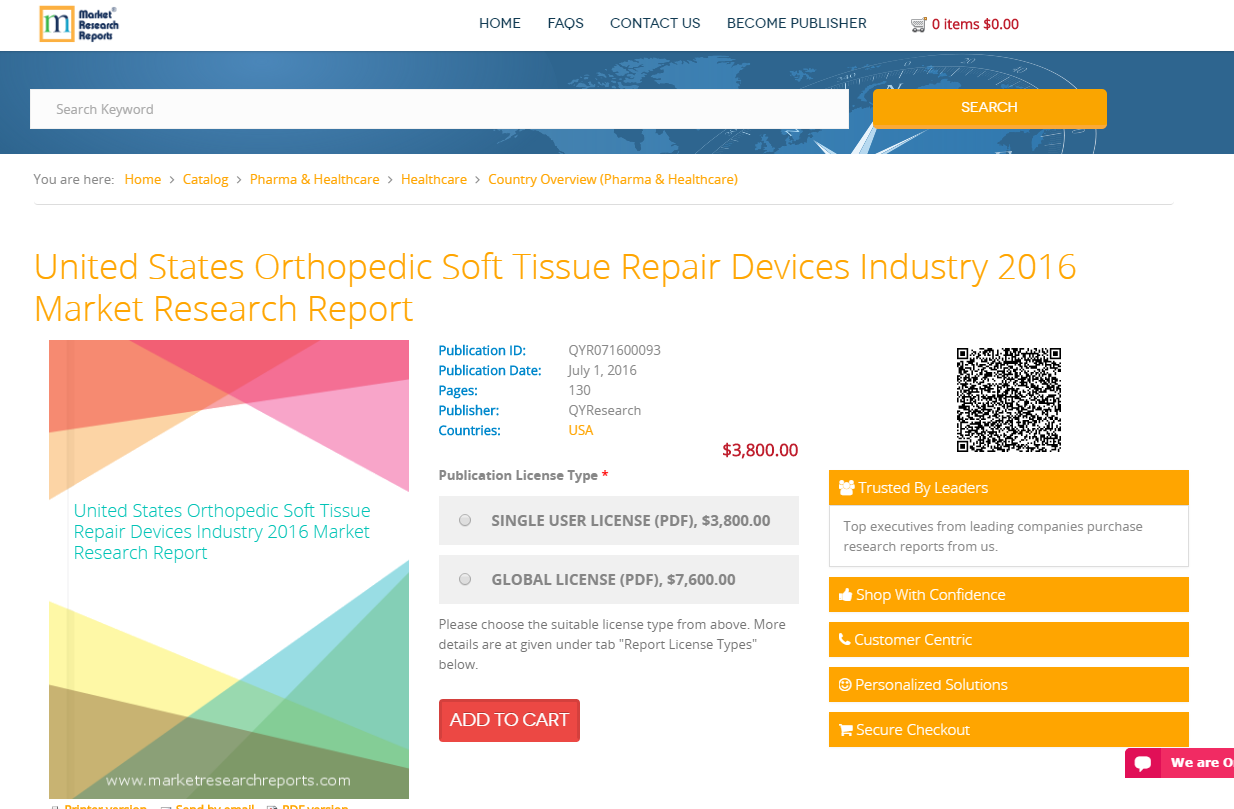 United States Orthopedic Soft Tissue Repair Devices Industry