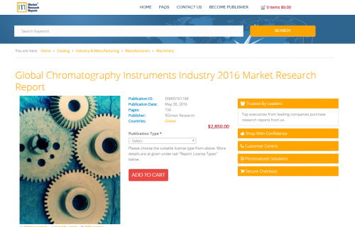 Global Chromatography Instruments Industry 2016'