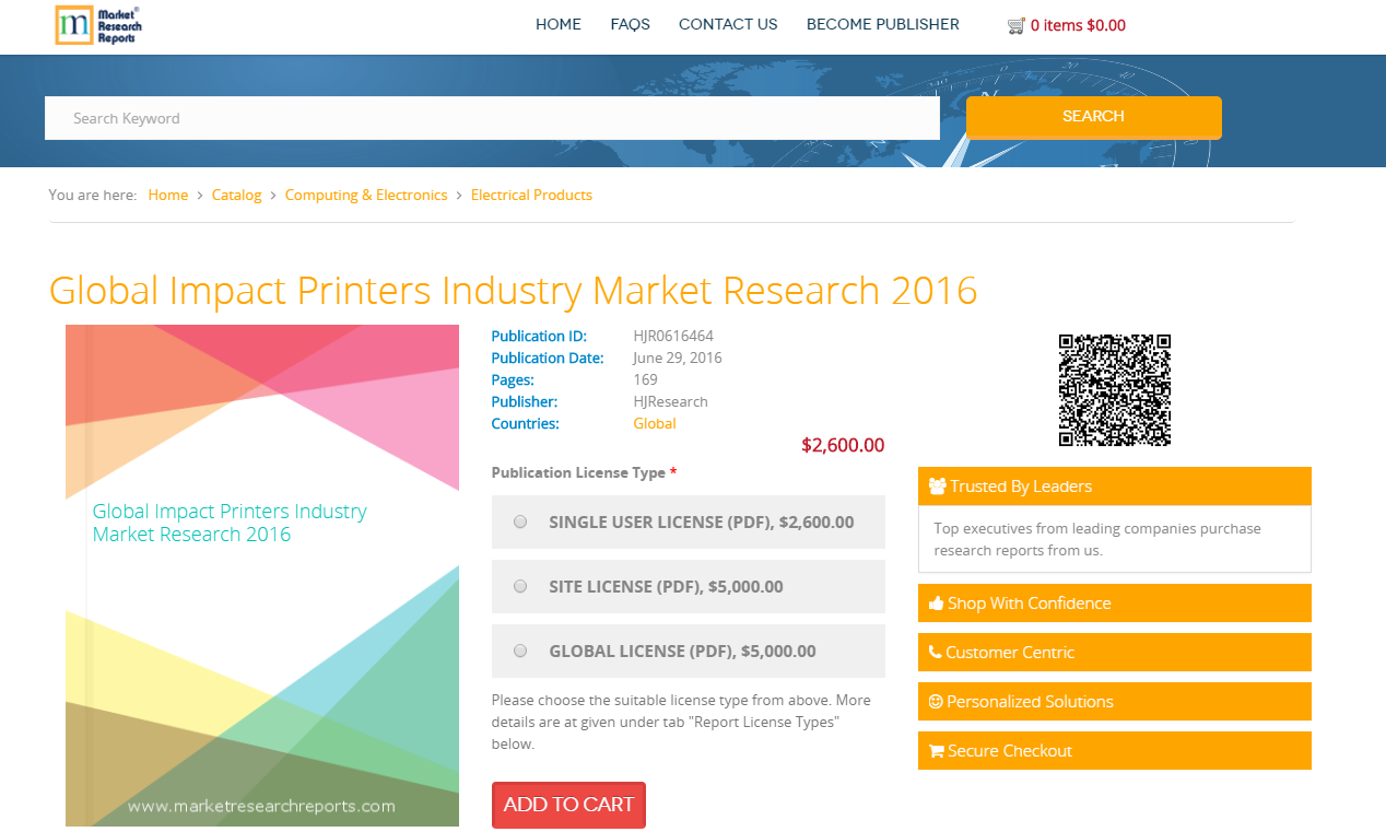 Global Impact Printers Industry Market Research 2016