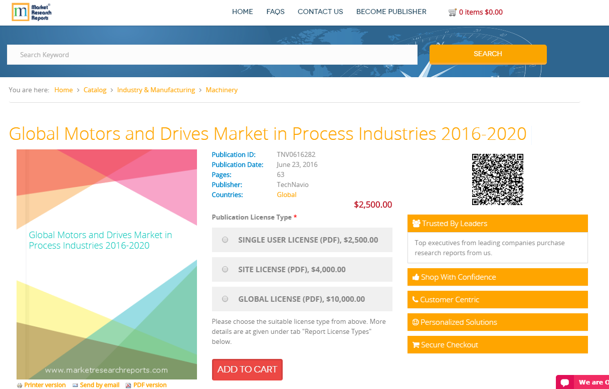 Global Motors and Drives Market in Process Industries'