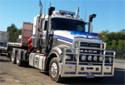 Ted's B-Double Semi Trailer Crane Truck