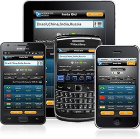 InstaBid - an exclusive market research mobile application