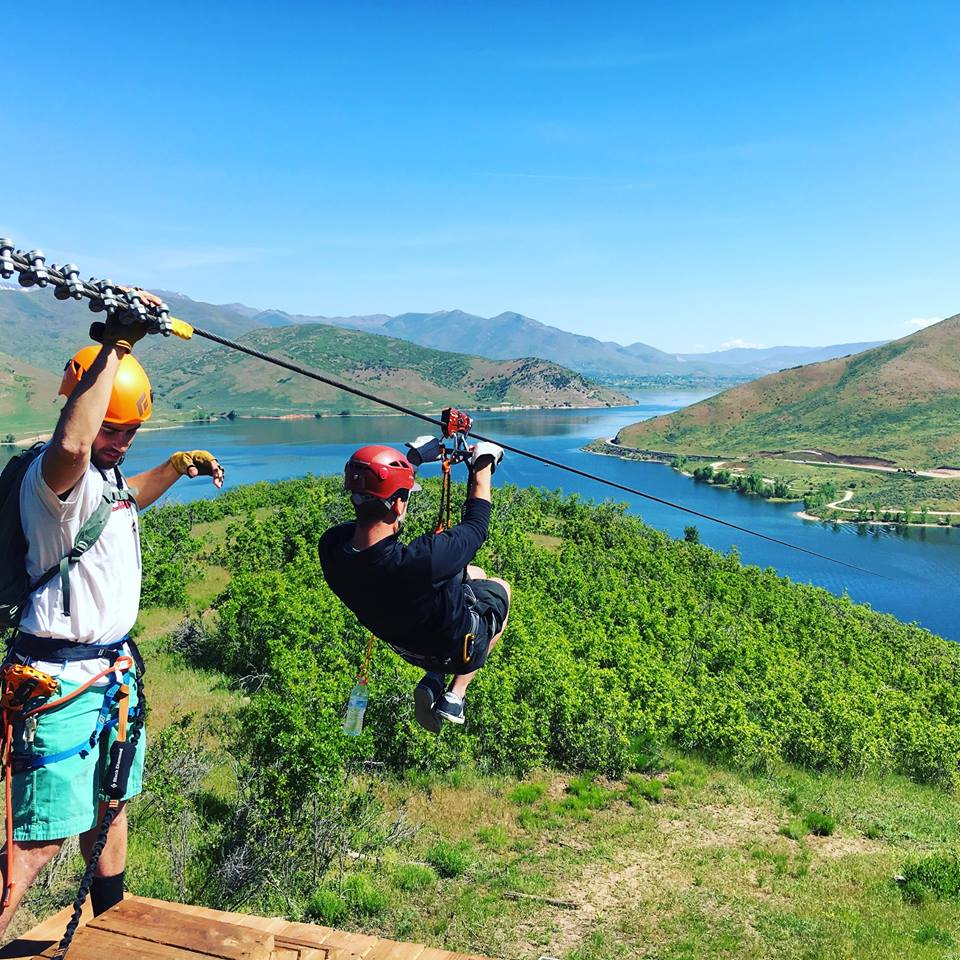 ZipLine Utah Opens World's Longest Zipline to Ever Go over a Body of