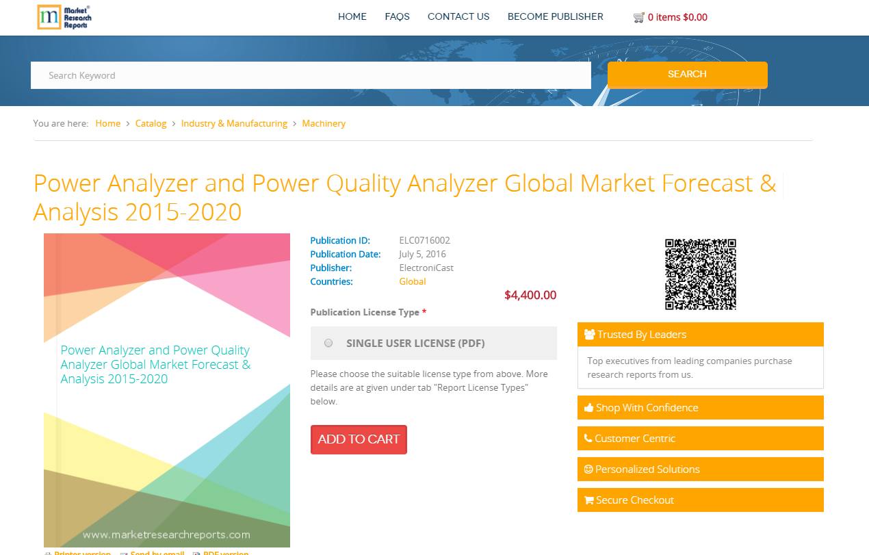 Power Analyzer and Power Quality Analyzer Global Market'