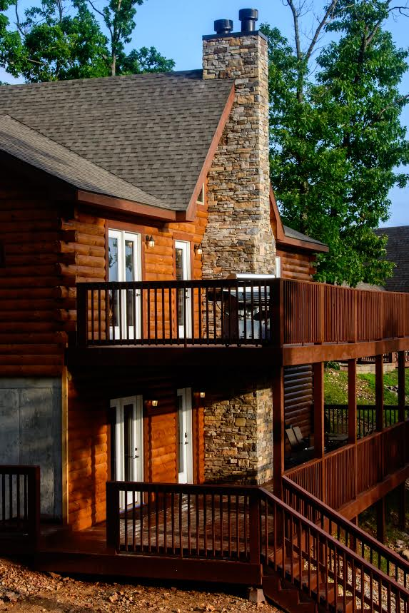 Artsy Angle of the Owl's Nest Cabin'