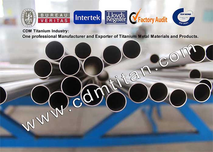 CDM Titanium pipe,tube,Titanium welded and seamless pipe'