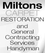 Milton’s Handyman Carpet & Repair Logo