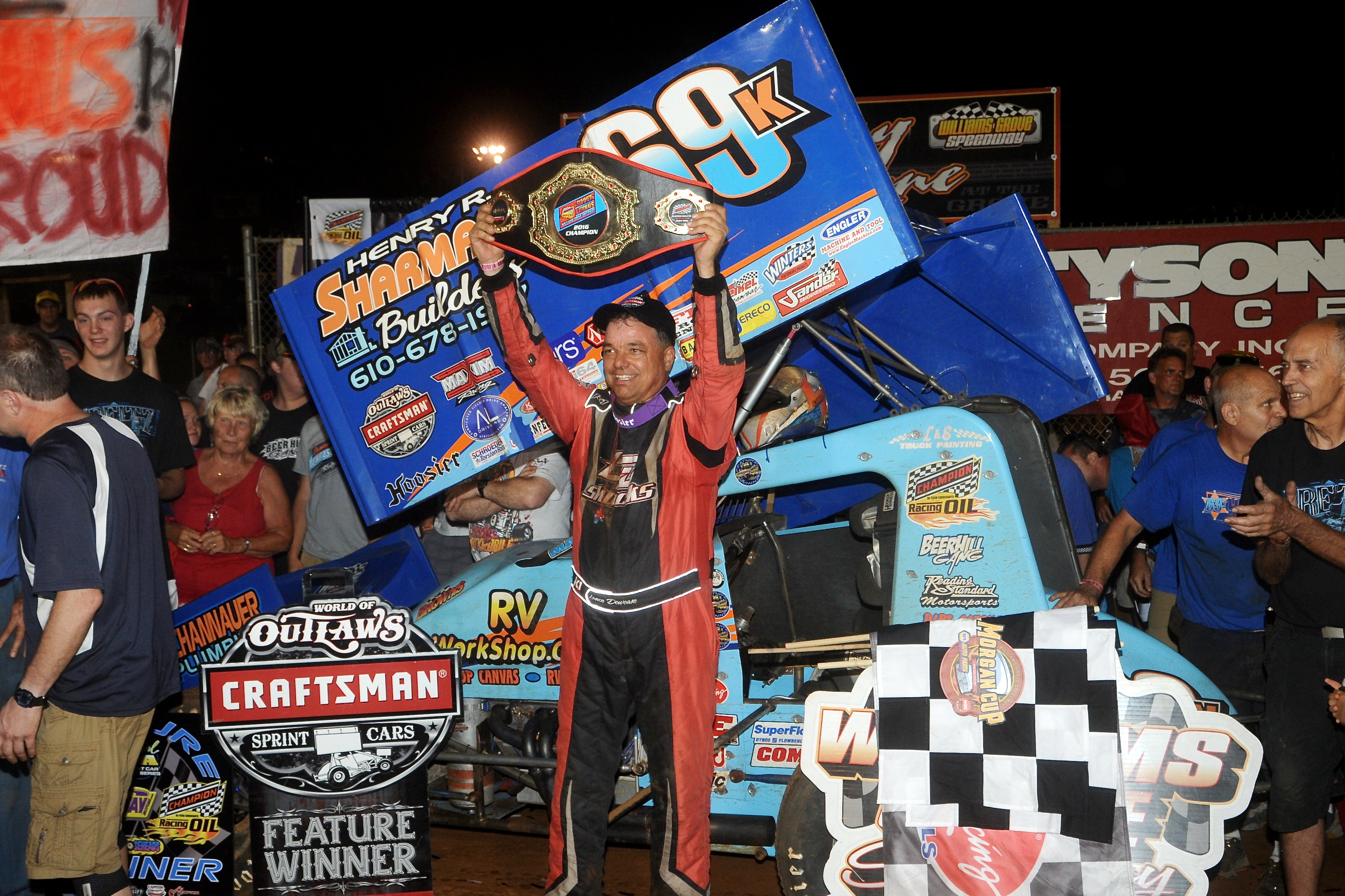 Lance Dewease Wins Champion Racing Oil Summer Nationals at W'