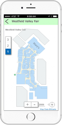 ViziApps Mobile App with Micello Indoor Map