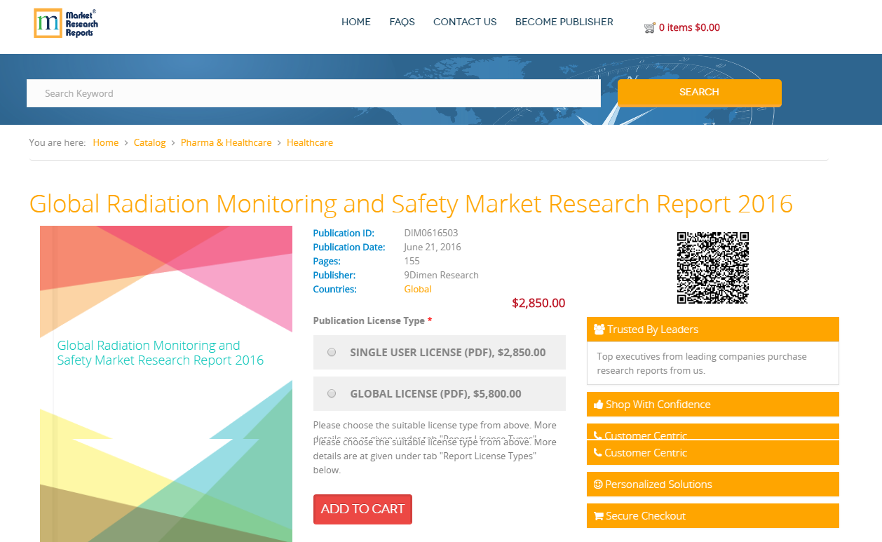 Global Radiation Monitoring and Safety Market Research Repor