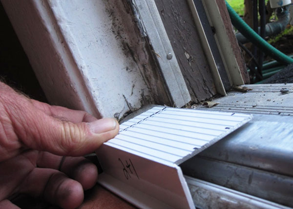 window frame installation'