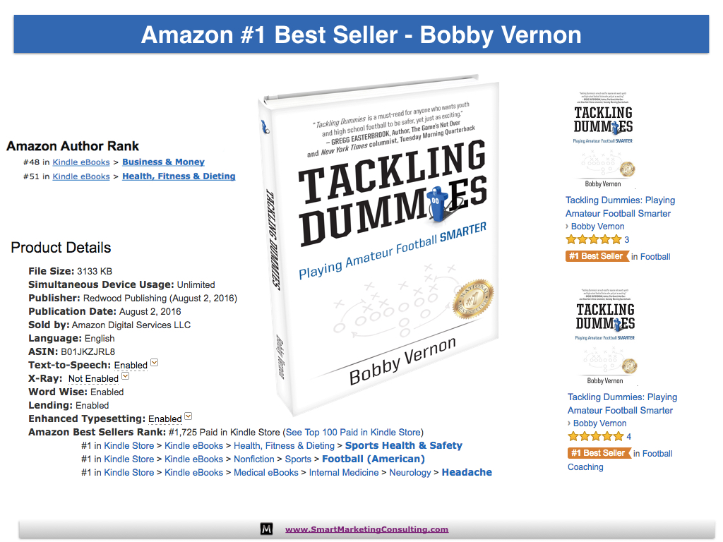 Tackling Dummies #1 on Amazon'