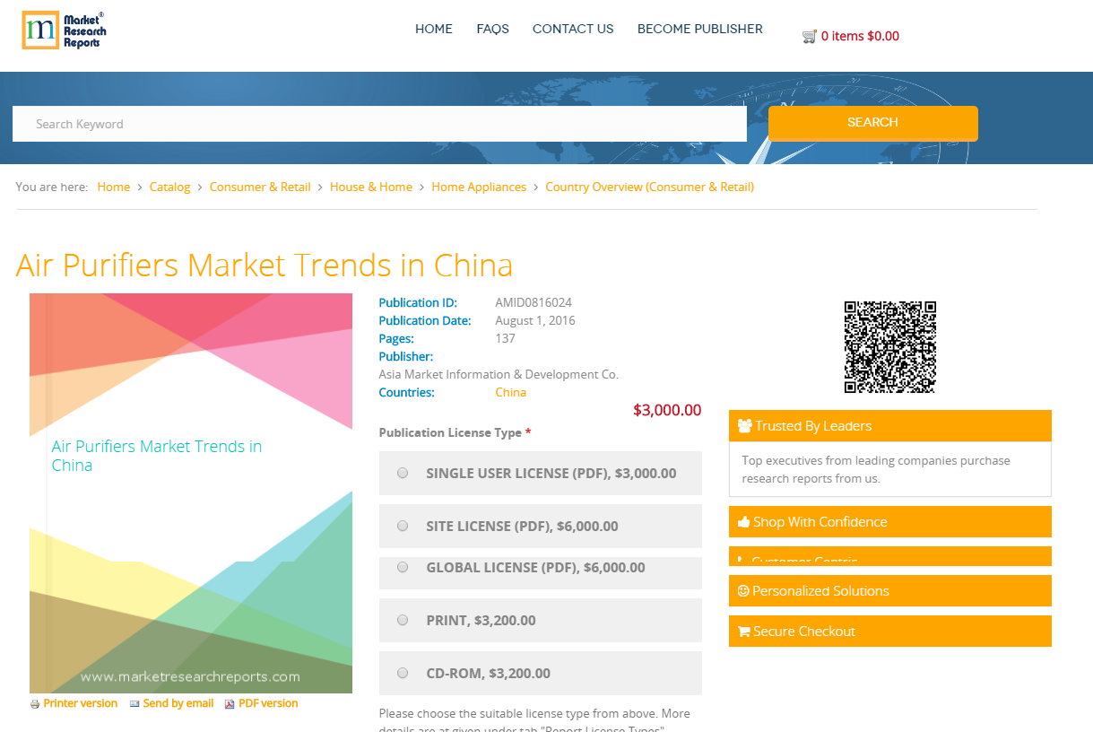 Air Purifiers Market Trends in China'