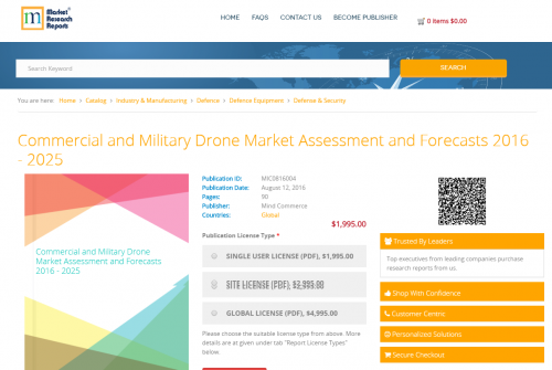 Commercial and Military Drone Market Assessment and Forecast'