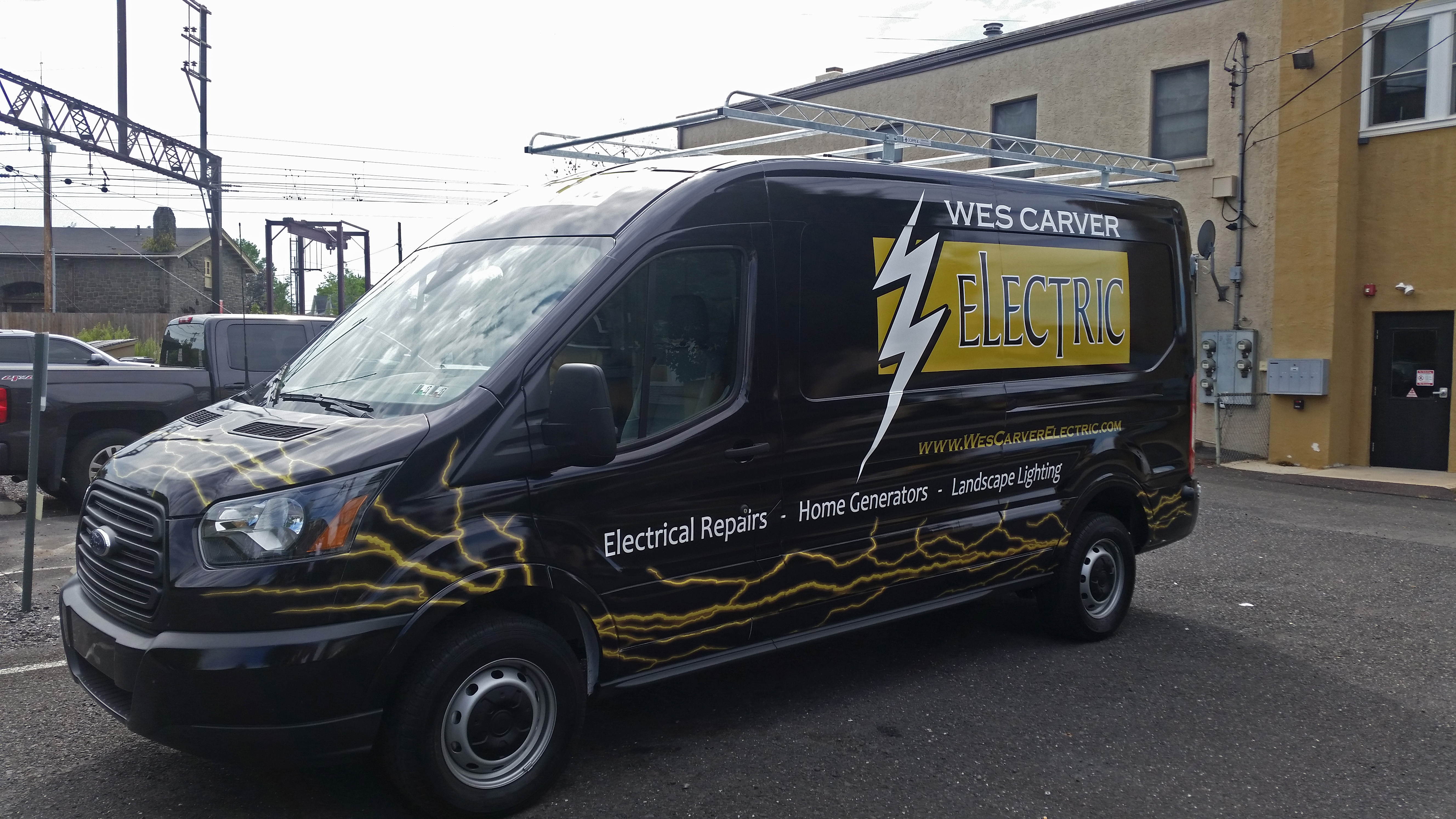 Wes Carver Electric's Brand New Ford Transit'