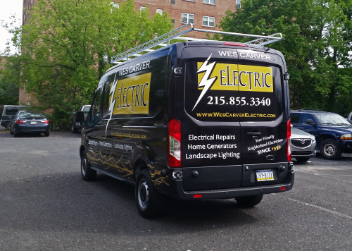 Wes Carver Electric's Brand New Ford Transit'