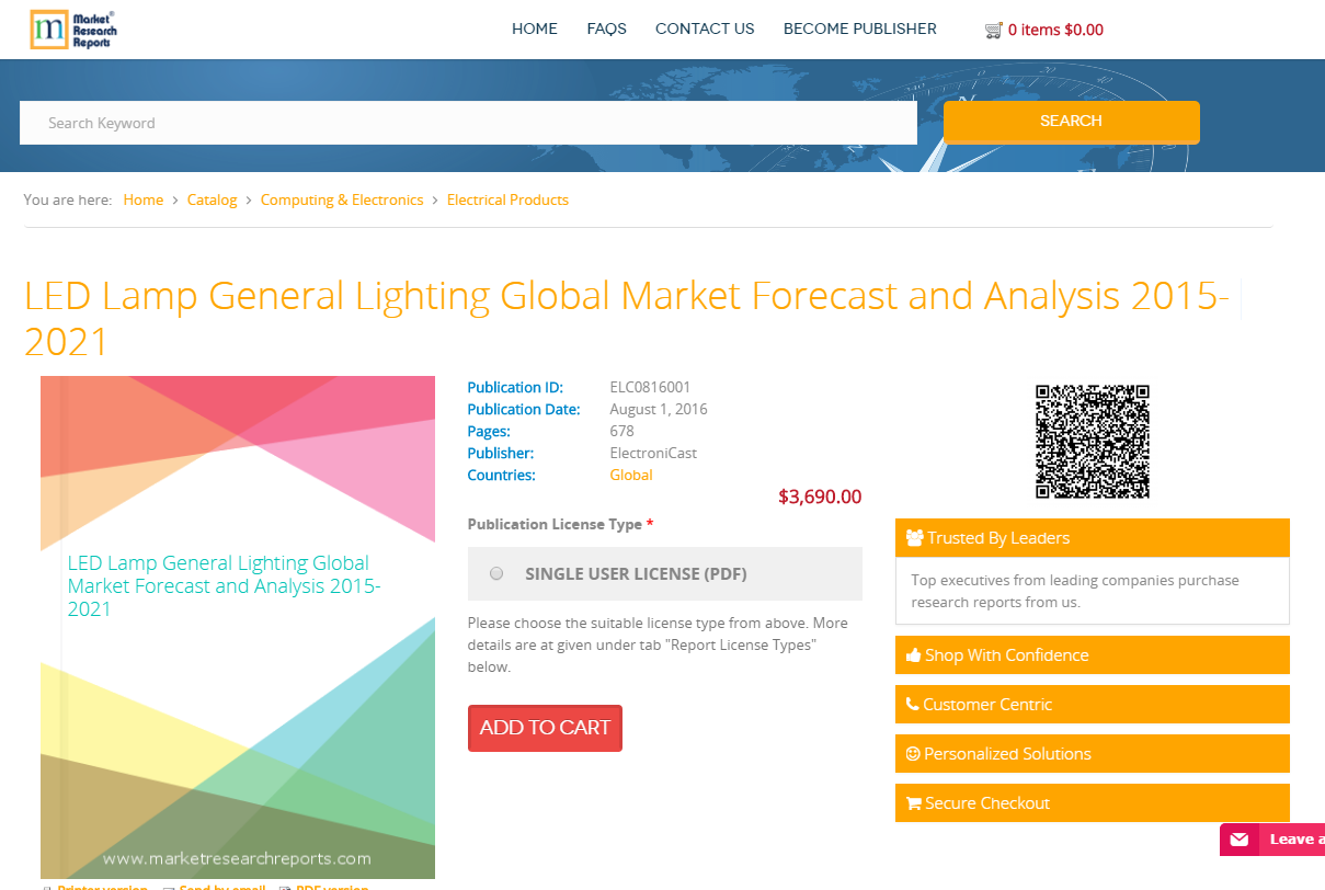 LED Lamp General Lighting Global Market Forecast and Analysi