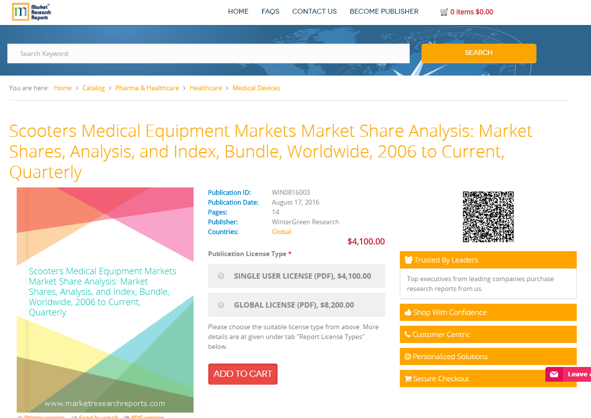 Scooters Medical Equipment Markets Market Share Analysis