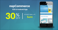 30% discount offer on Native nopCommerce Mobile App