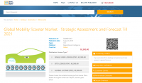 Global Mobility Scooter Market - Strategic Assessment 2021