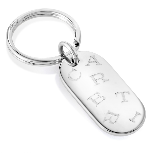 Cartier Stainless Steel Keyring'