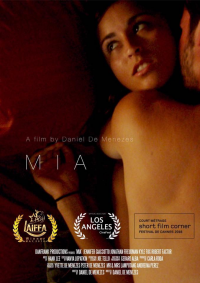 The poster for the short film Mia by Daniel De Menezes