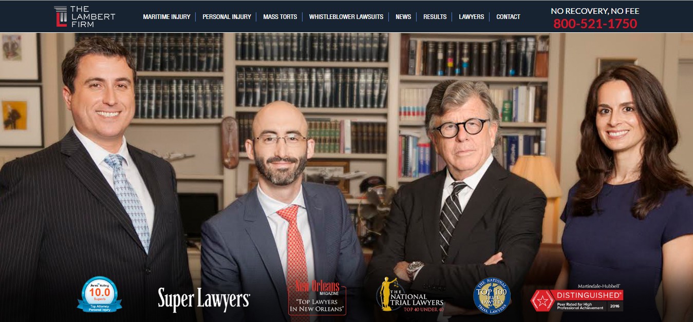 The Lambert Firm Redesigns Website To Serve Accident Victims