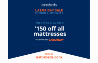 Astrabeds Labor Day Weekend Sale on Organic Latex Mattress