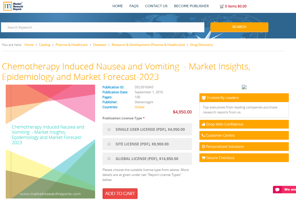 Chemotherapy Induced Nausea and Vomiting 2023