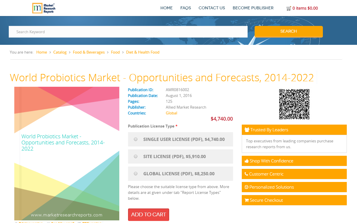 World Probiotics Market - Opportunities and Forecasts'