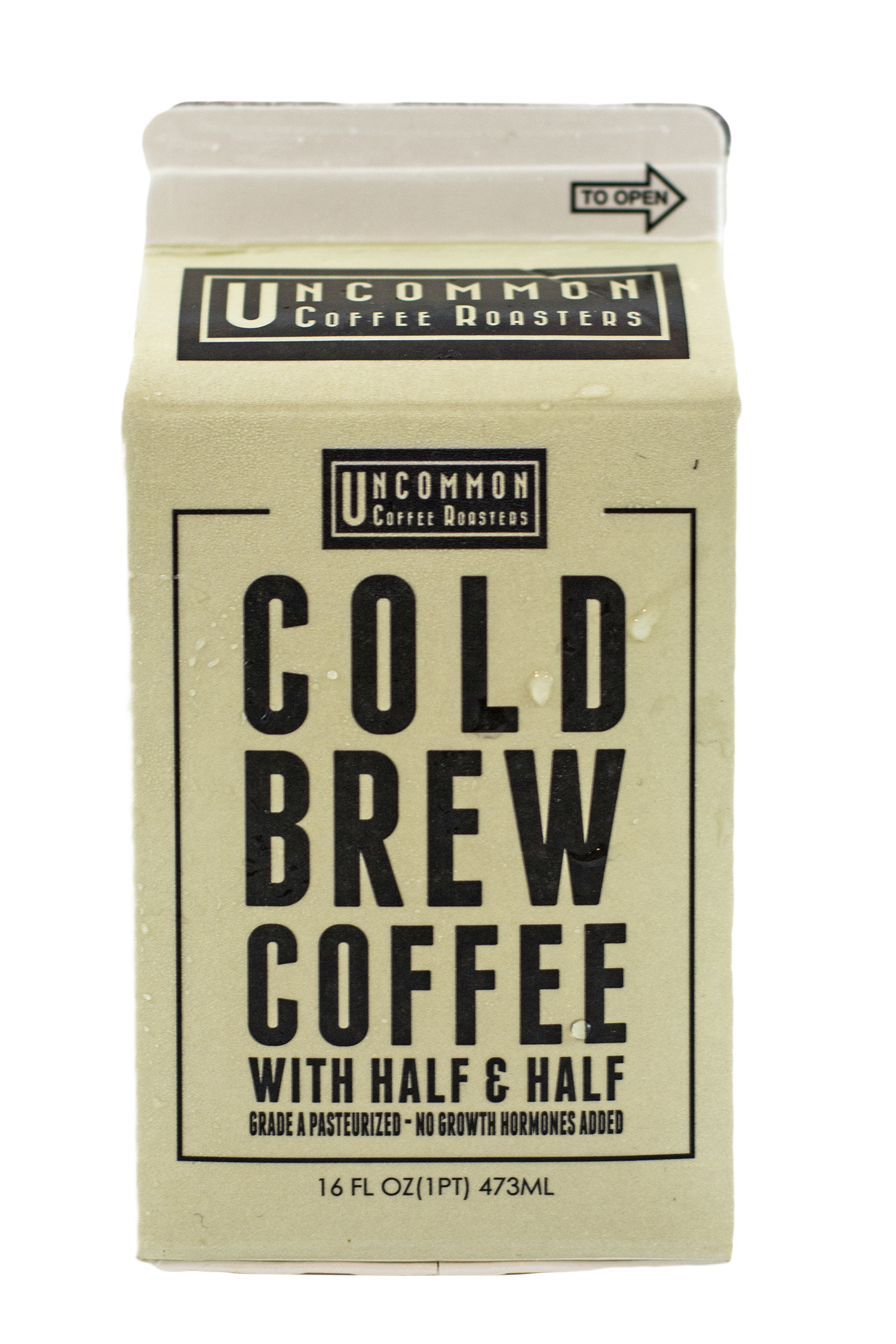 Uncommon Coffee Roasters Cold Brew Coffee with Half and Half'