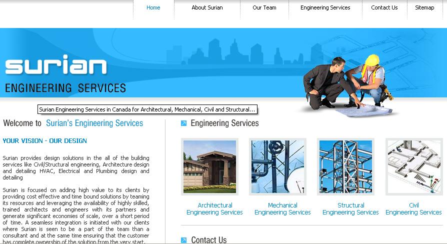 Logo for Engineering Canada: Mechanical, Architectural, Civi'