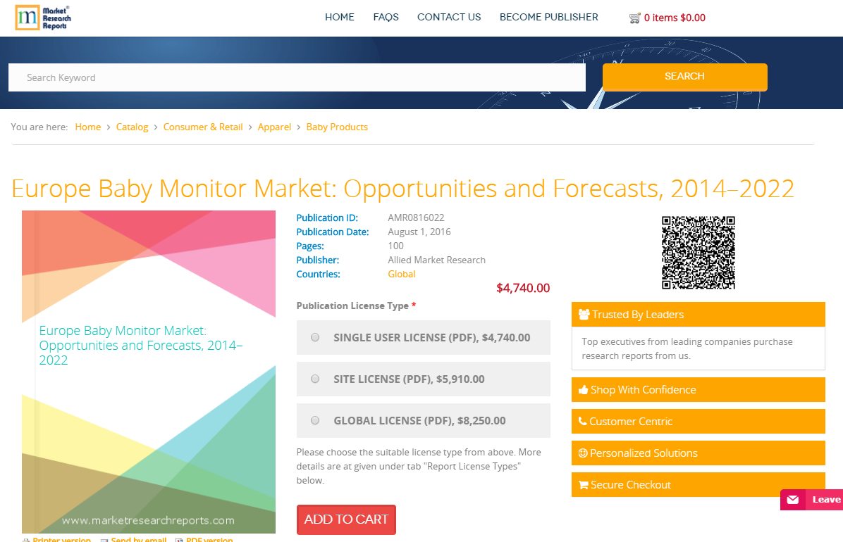 Europe Baby Monitor Market: Opportunities and Forecasts