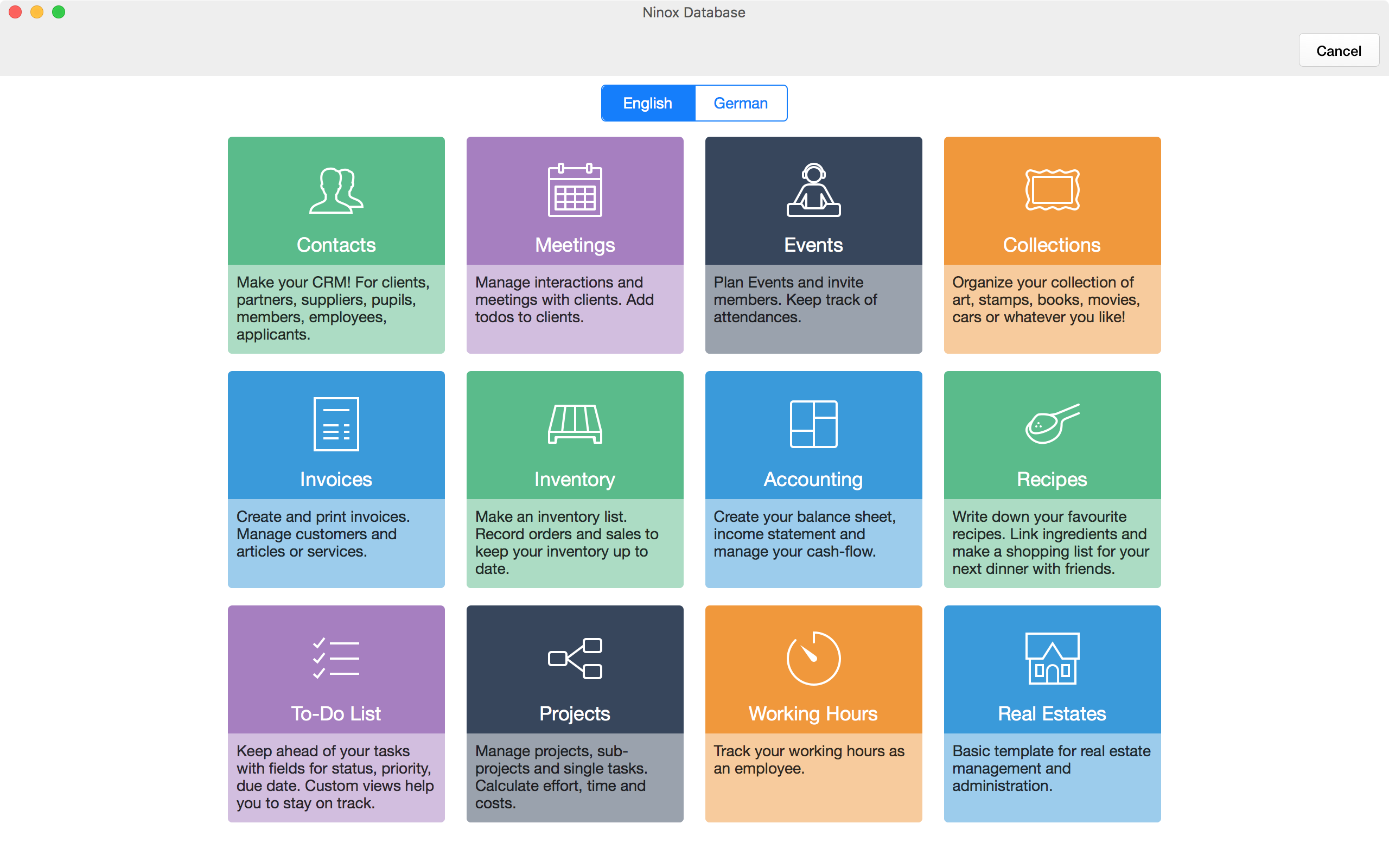 New Version of Ninox Database Maker for Mac, iPad and iPhone'