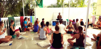 Yoga Class in Morjim