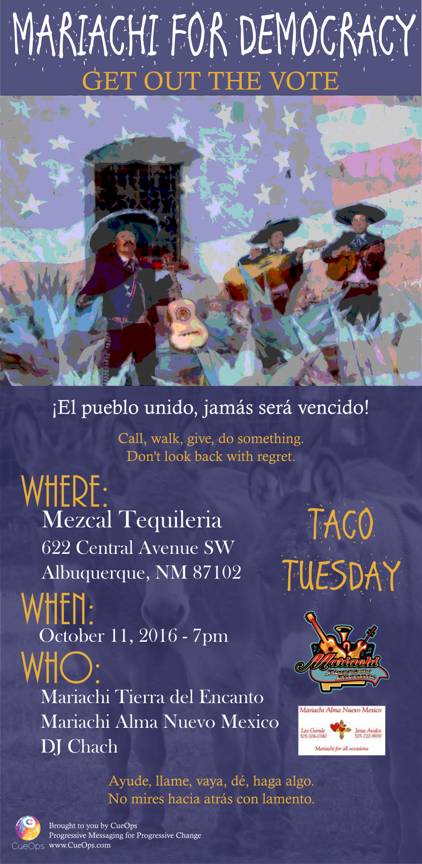 Mariachi for Democracy Event'