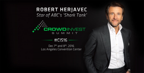 ABC Shark Tank Star Robert Herjavec @ Crowd Invest Summit'