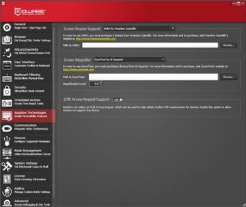 New Kiosk Accessibility Features Added'