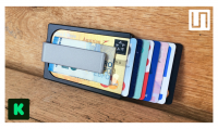 New to Kickstarter, the Wallum credit card holder wallet.