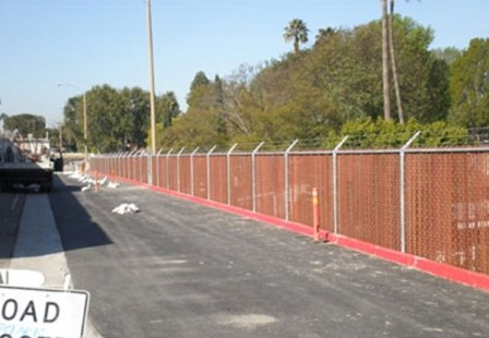 Chain link fence'