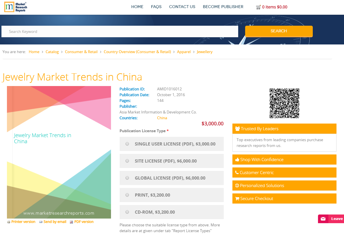 Jewelry Market Trends in China